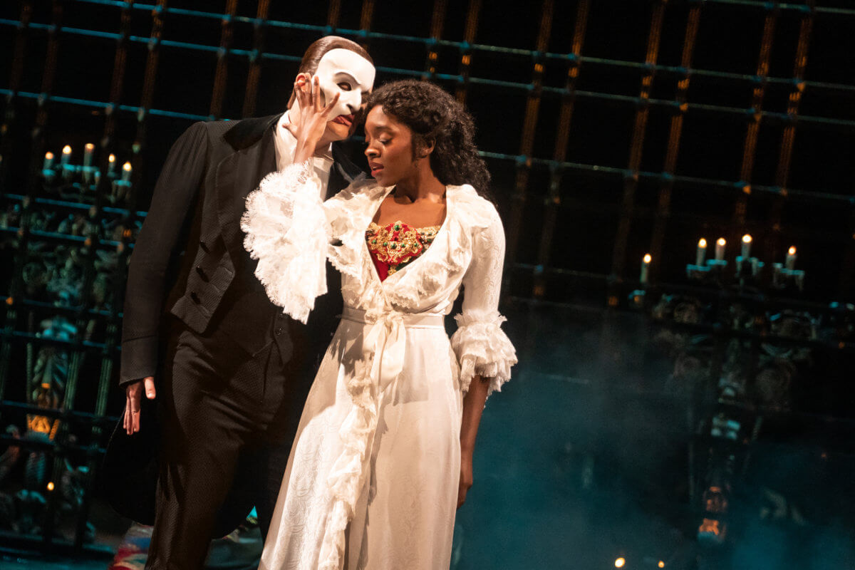 A still from Phantom of the Opera on Broadway