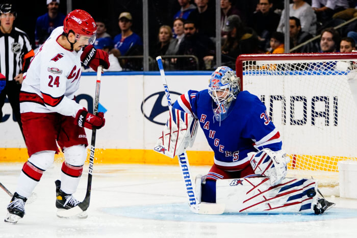Rangers get statement win over Carolina in 5-3 win