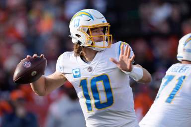 The Chargers and Justin Herbert take on the Jaguars