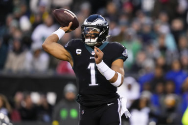 Jalen Hurts and the Eagles take on the 49ers