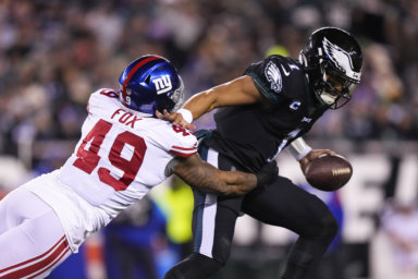 The Giants need to stop Jalen Hurts