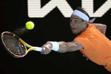 Rafael Nadal at the 2023 Australian Open