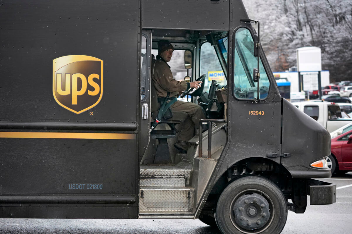 The economy - UPS truck