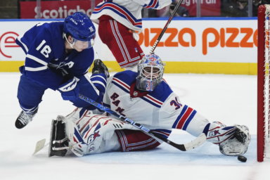 Rangers fall in OT to Maple Leafs