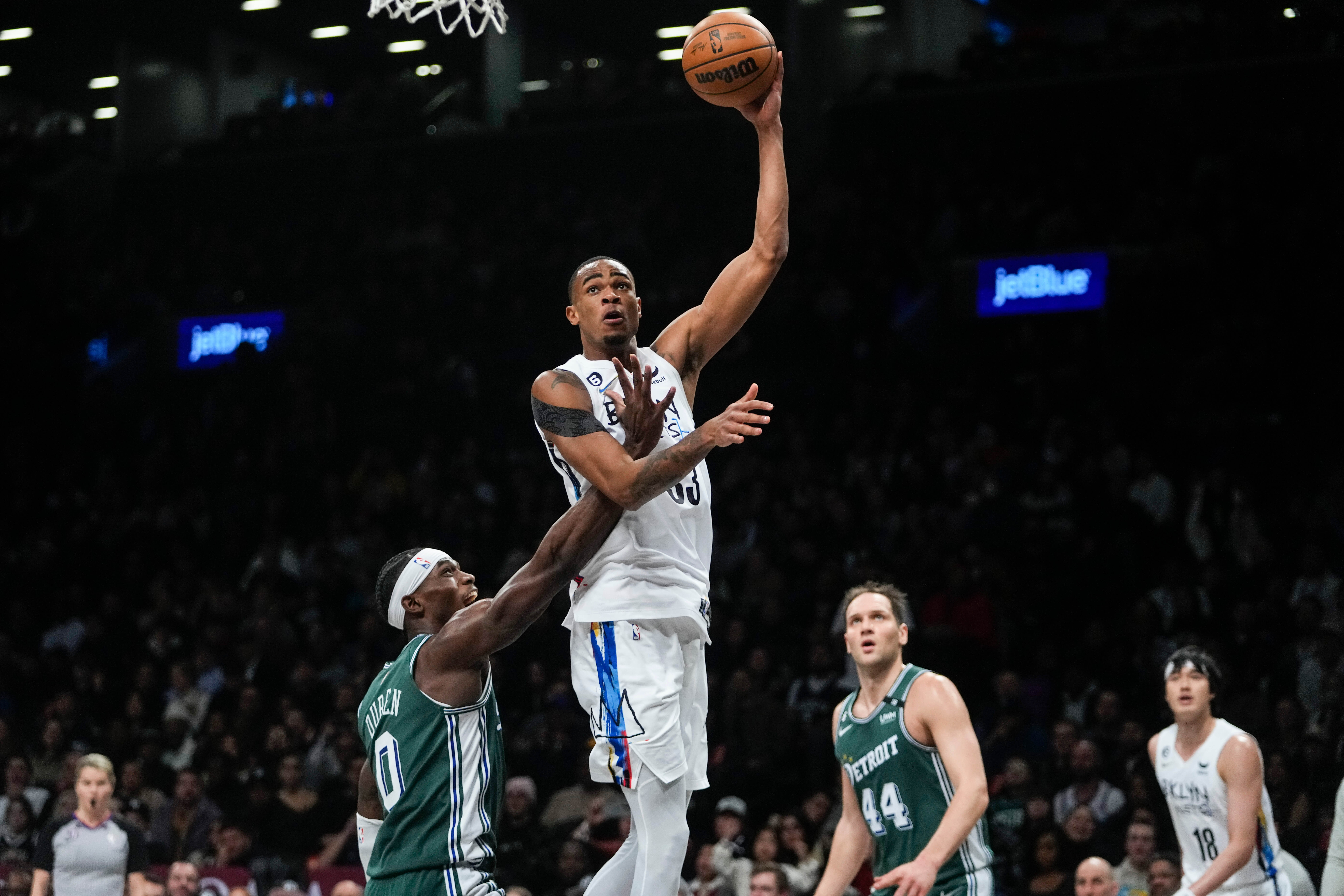 Nets suffer ugly loss to Pistons in second game of back-to-back 3 Nets
