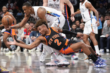 Miles McBride of the Knicks