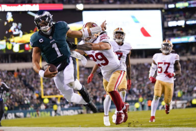 Jalen Hurts Eagles Chiefs Super Bowl LVII