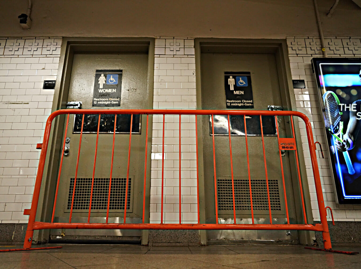 What a relief! MTA to reopen bathrooms at 9 subway stations on Monday