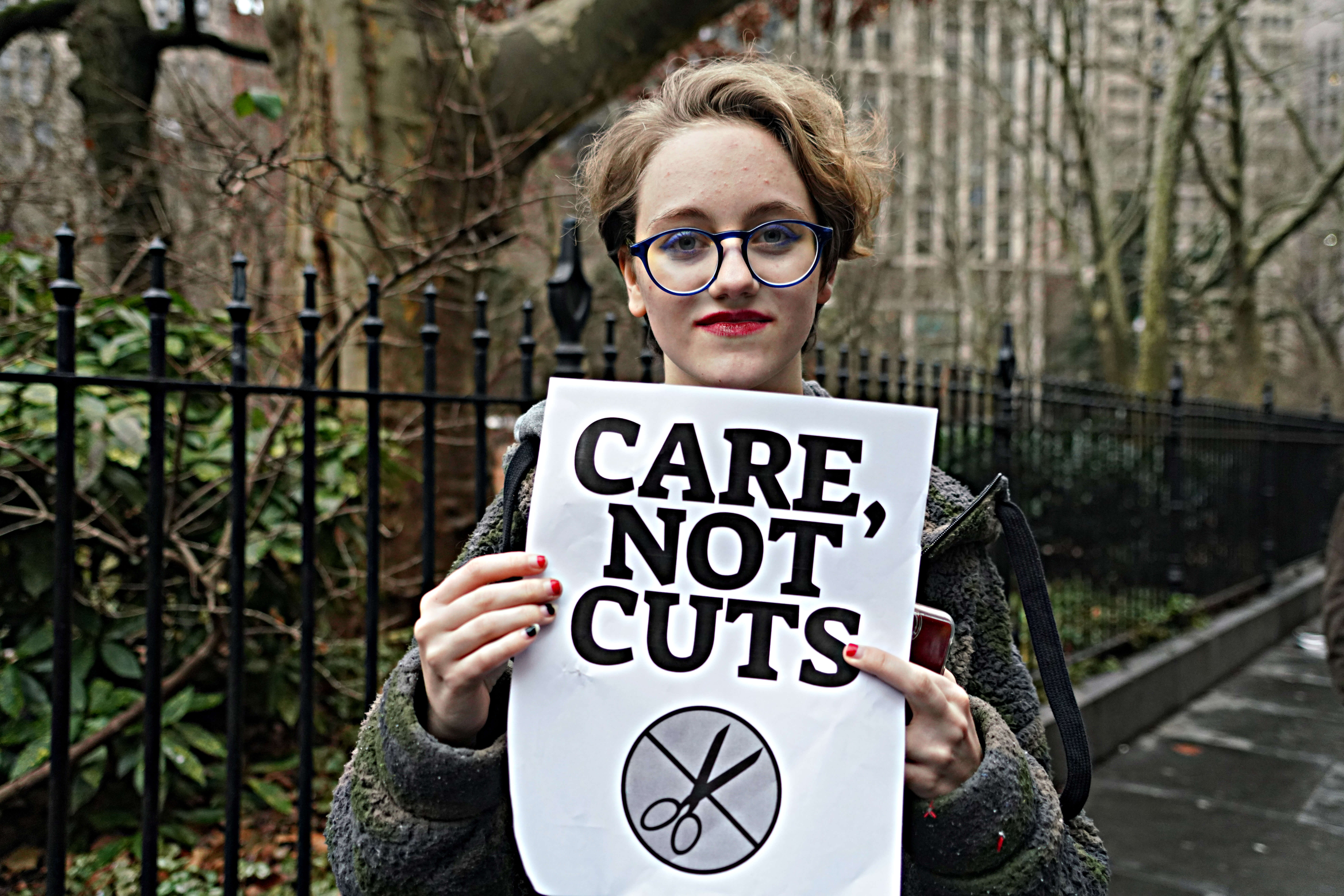 Students walkout in protest of DOE budget cuts in Lower Manhattan 6