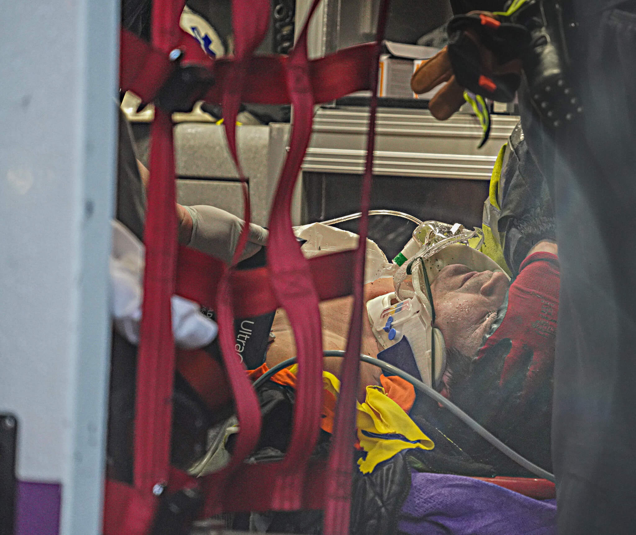 Dramatic rescue in Manhattan as firefighters pull construction worker