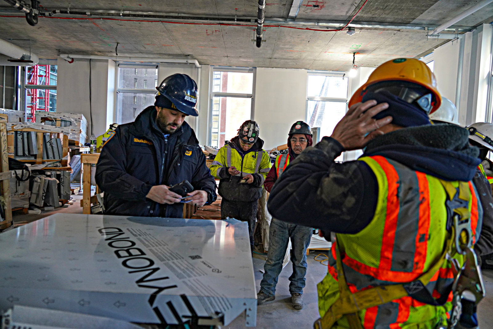 EXCLUSIVE Go on the job with the NYC Buildings Department during their Lower Manhattan safety