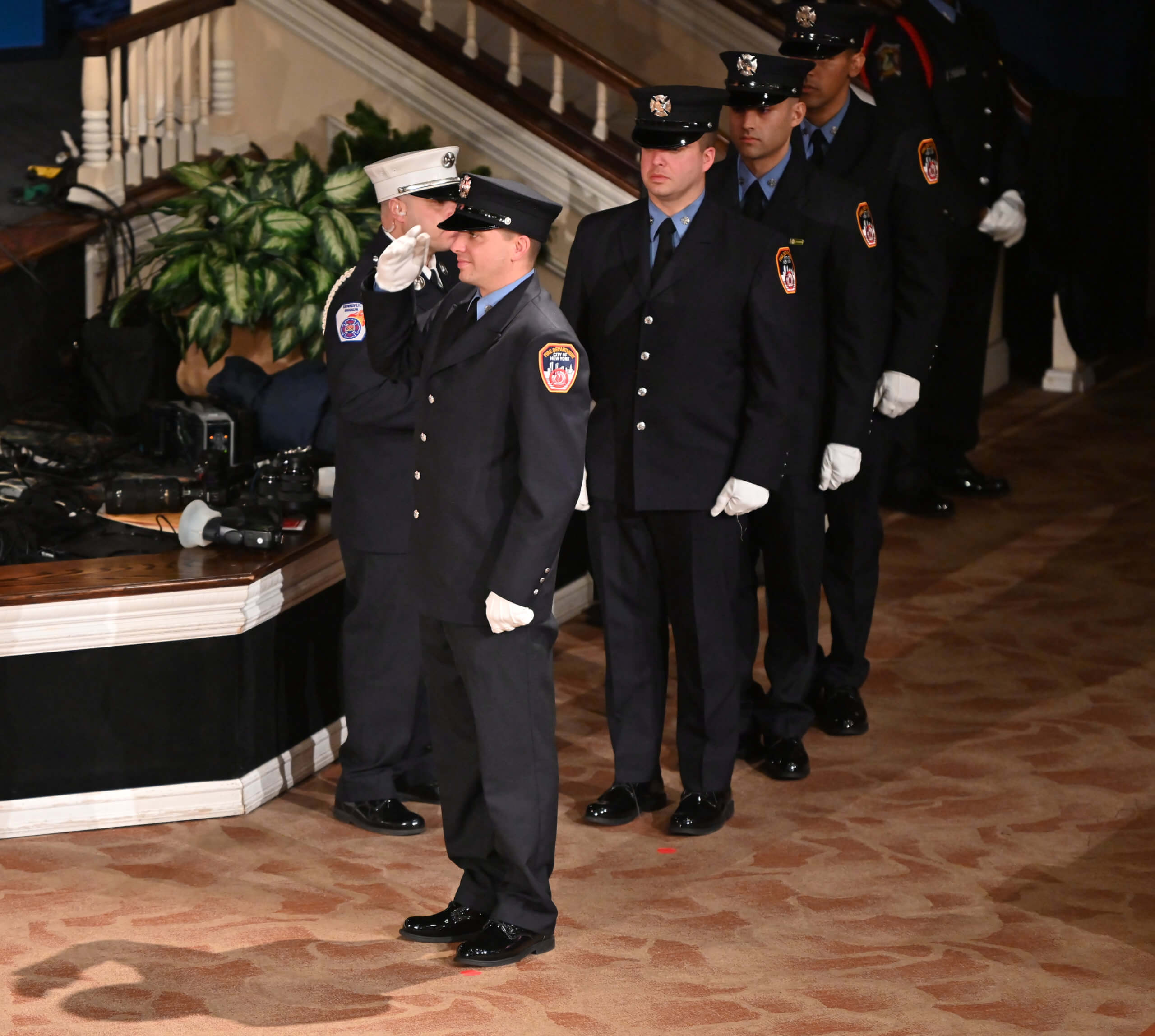 new class of probationary firefighters