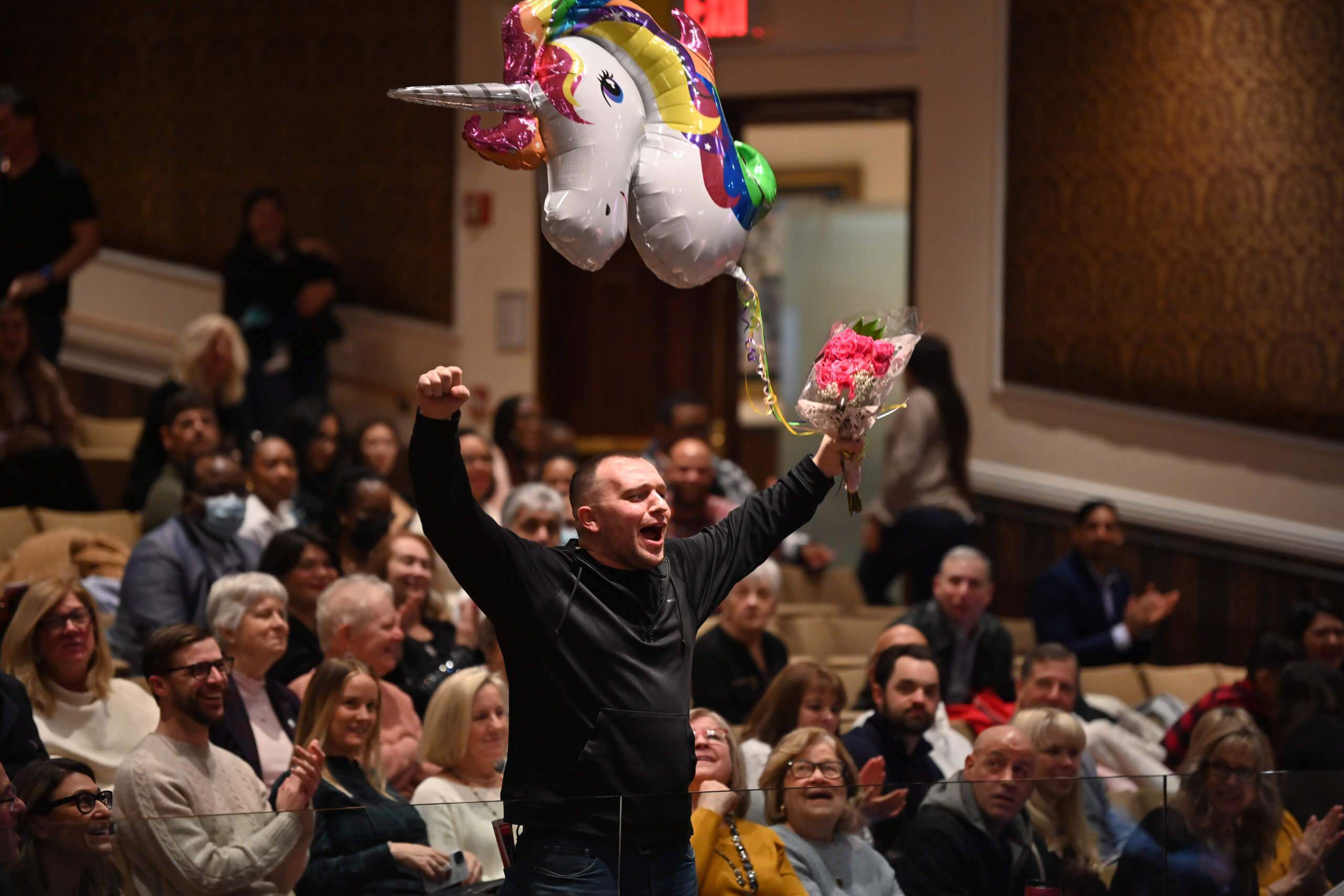 Families and friends celebrate the graduation of 288 rookie firefighters
