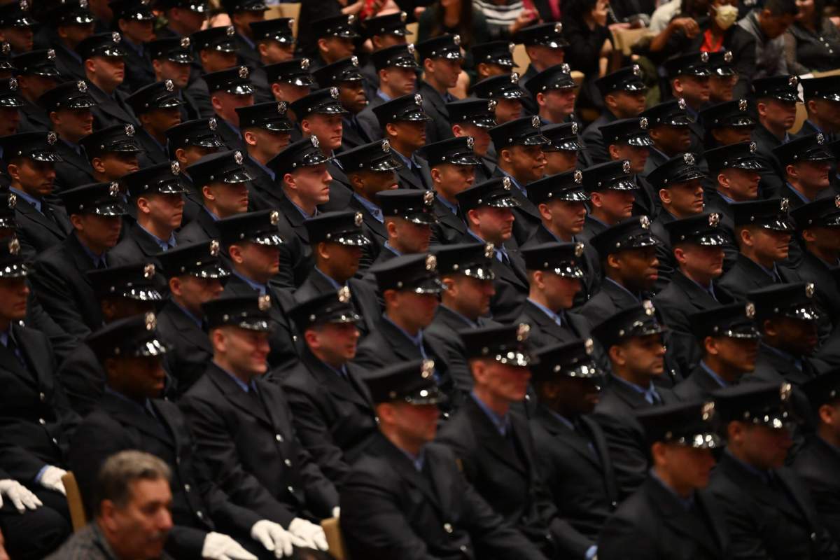 The FDNY graduated 288 new firefighters from their training academy.