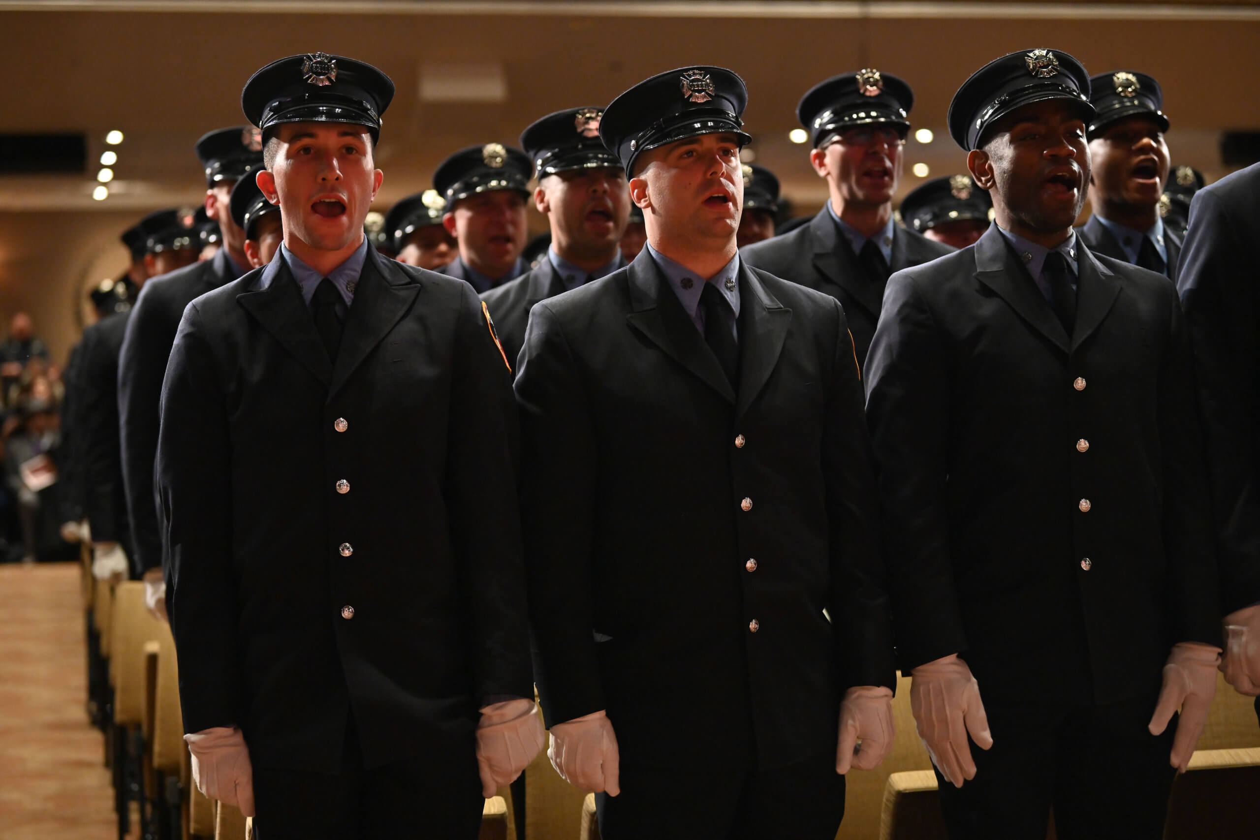 Group of Rookie Firefighters