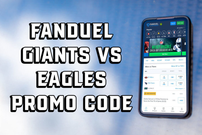 fanduel promo code giants eagles