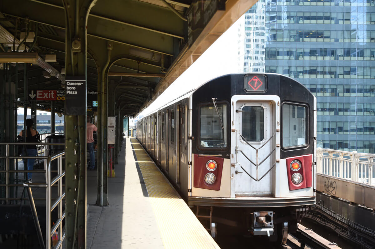 Subway service change in Queens