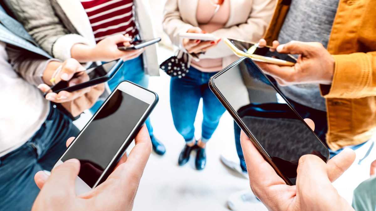 Technology concept and cellphone culture