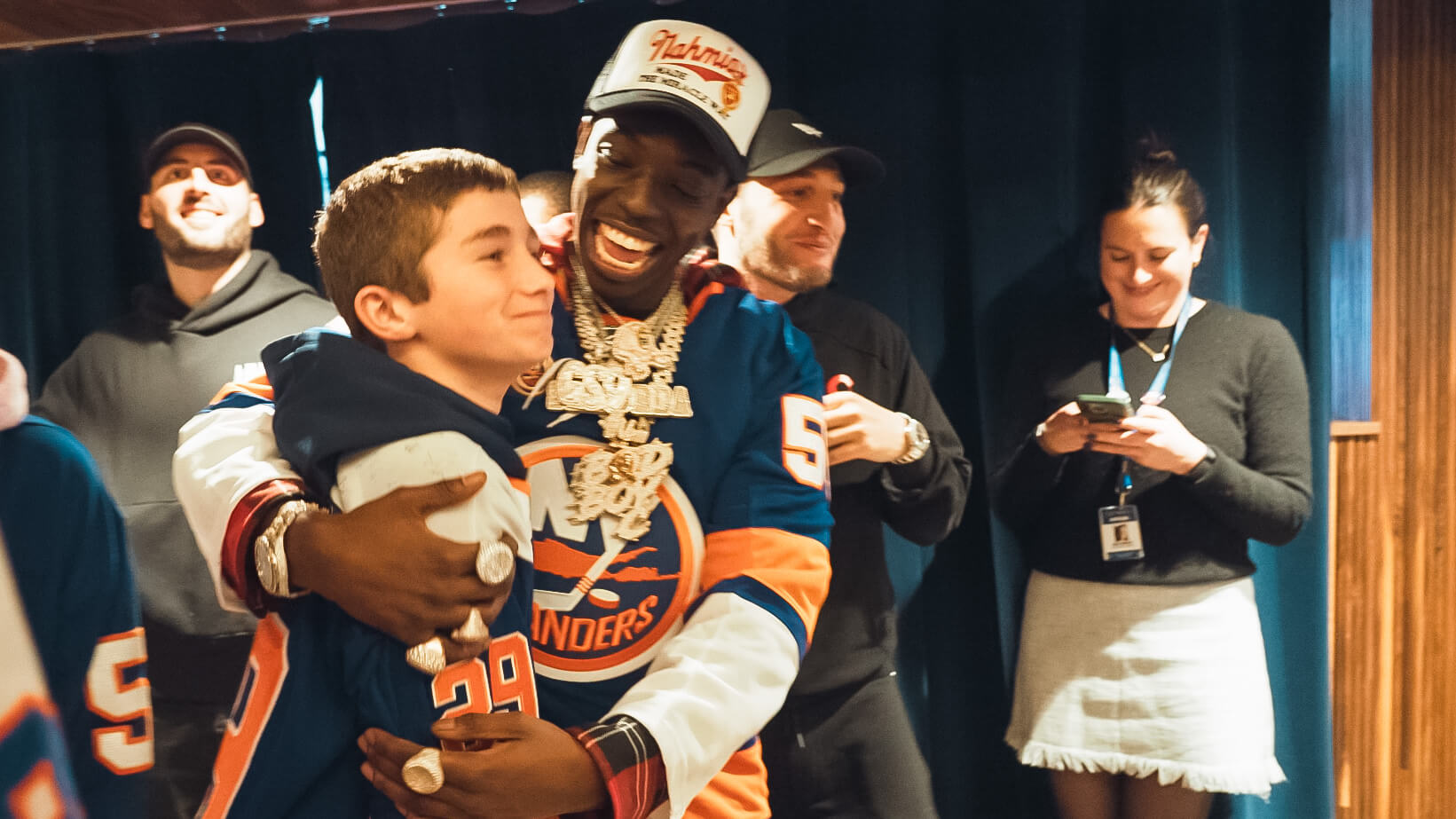 Icy Ventures determined to bring diversity to NHL as Bobby Shmurda attends Islanders game 6 Bobby Shmurda Islanders