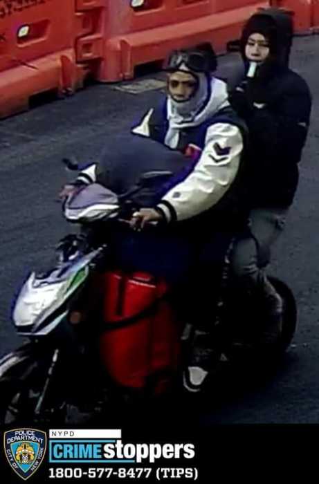 Surveillance photo of two sought for e-bike theft in Brooklyn