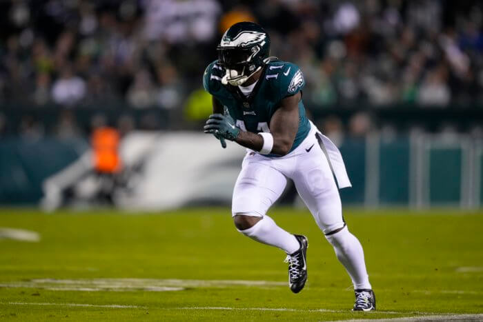 A.J. Brown player props: Top prop bets for Super Bowl 57 2 A.J. Brown Eagles