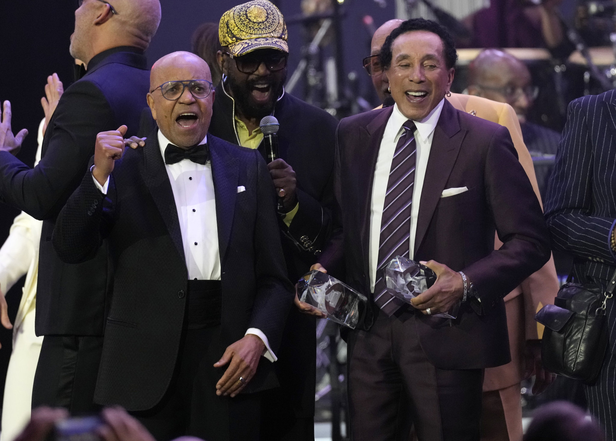 Grammys weekend Berry Gordy, Smokey Robinson honored at Motown