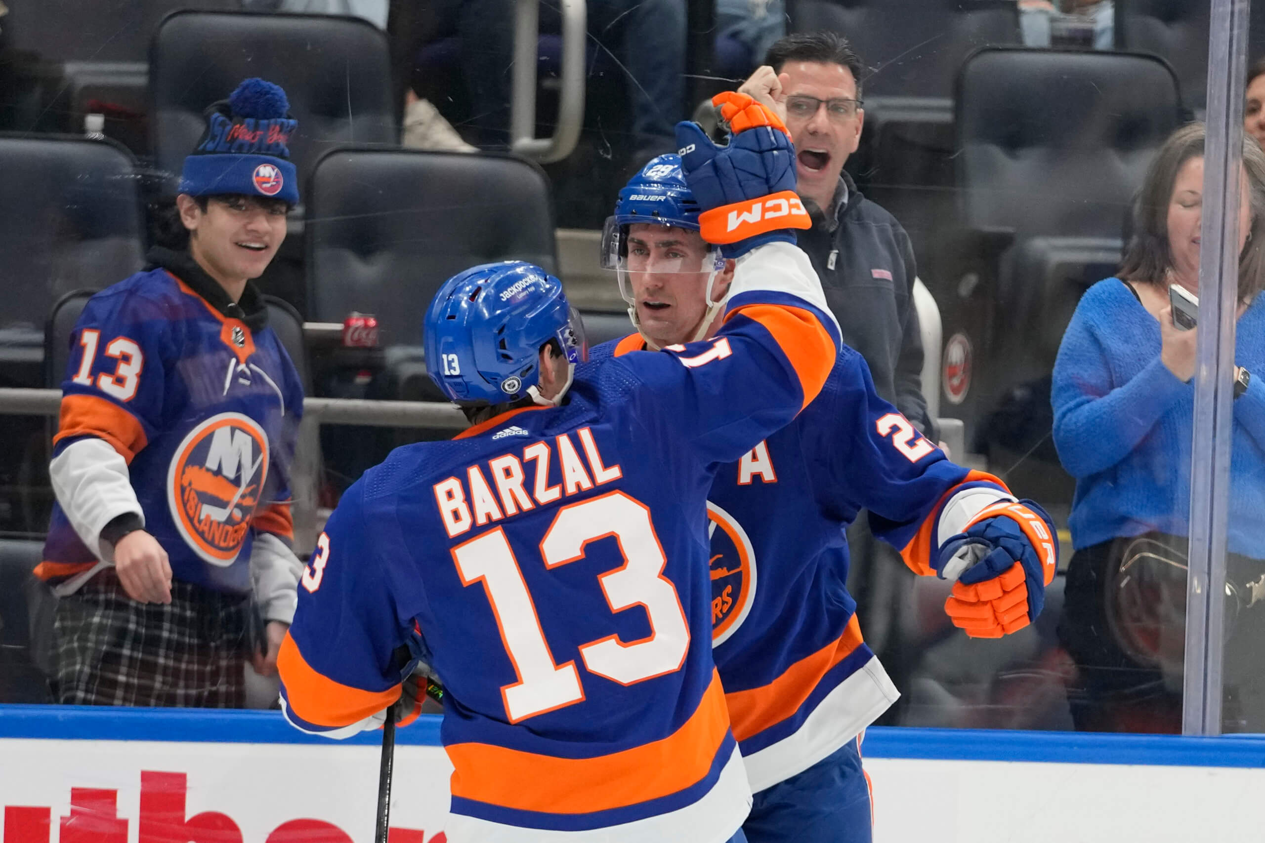 Brock Nelson Barzal Islanders