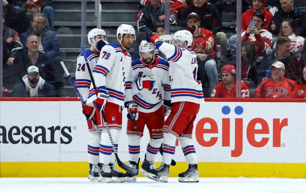 Rangers fall to Detroit 4-1
