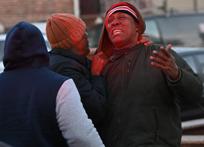 Man grieves at deadly Brooklyn double shooting