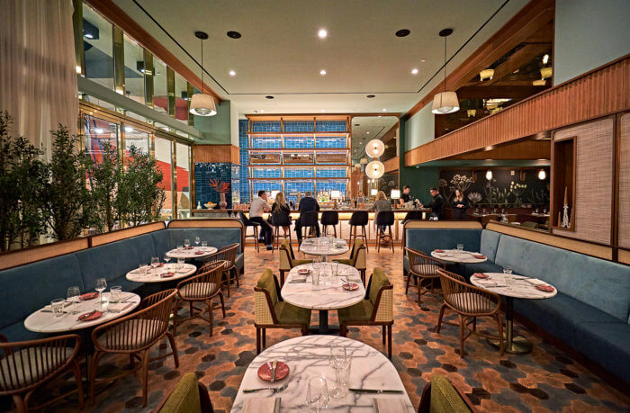 The interior of Harta, located in the Grayson Hotel in Midtown.