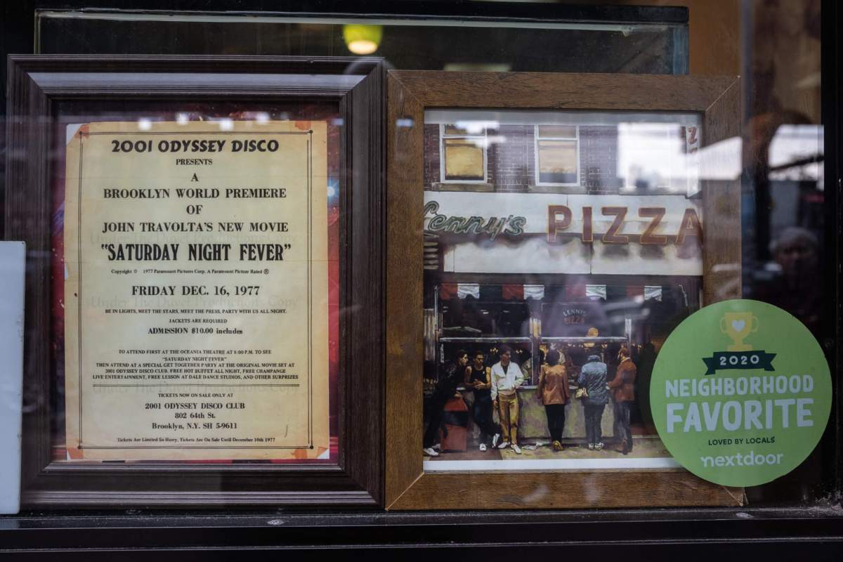 Lenny's Pizza rose to fame after being featured in the movie 'Saturday Night Fever.'