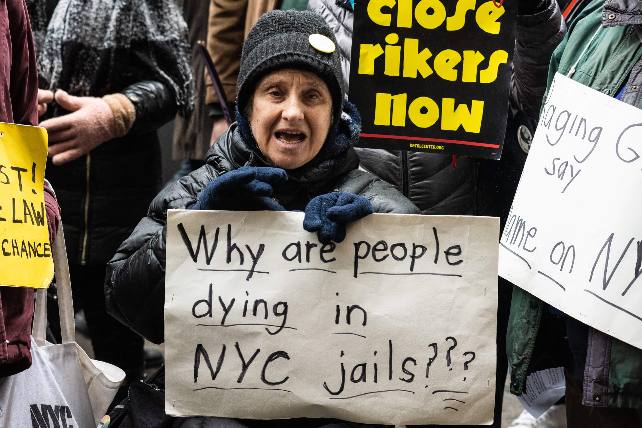 Activists vow to protect bail reform and close Rikers Island at Manhattan rally 5