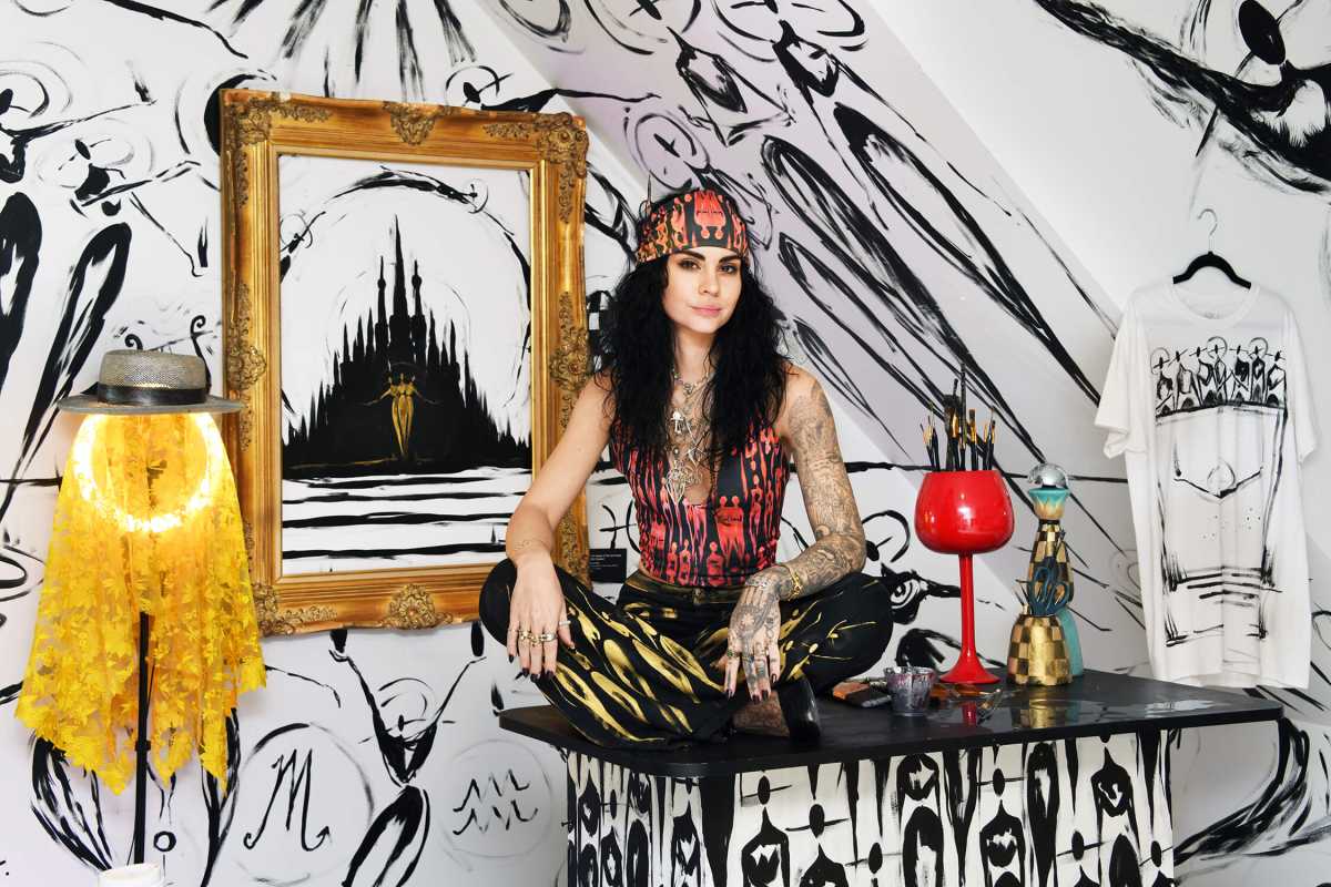 Storm Ritter in her studio