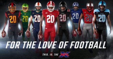 The new XFL uniforms