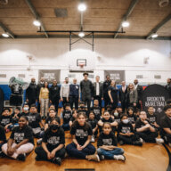 Brooklyn Nets and New York Liberty set up basketball clinics at public schools