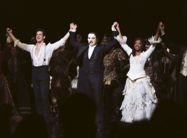 Phantom of the Opera curtain call on Broadway