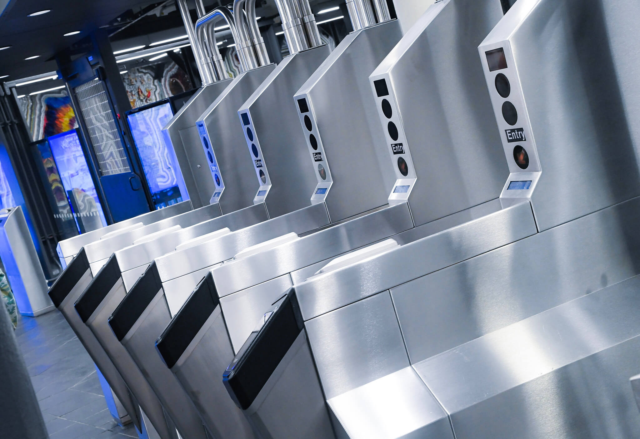 Fare turnstiles