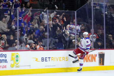 Tarasenko leads Rangers to OT win
