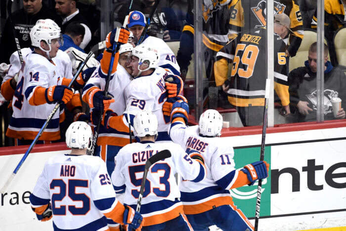 Islanders Brock Nelson Anders Lee
