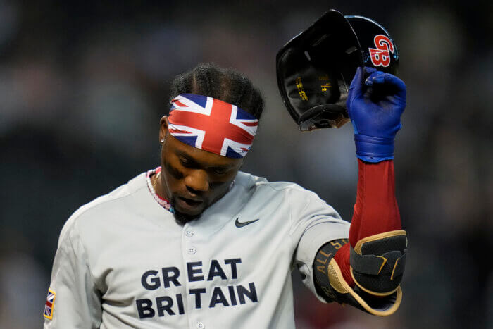 Anfernee Seymour plays for Great Britain in the World Baseball Classic