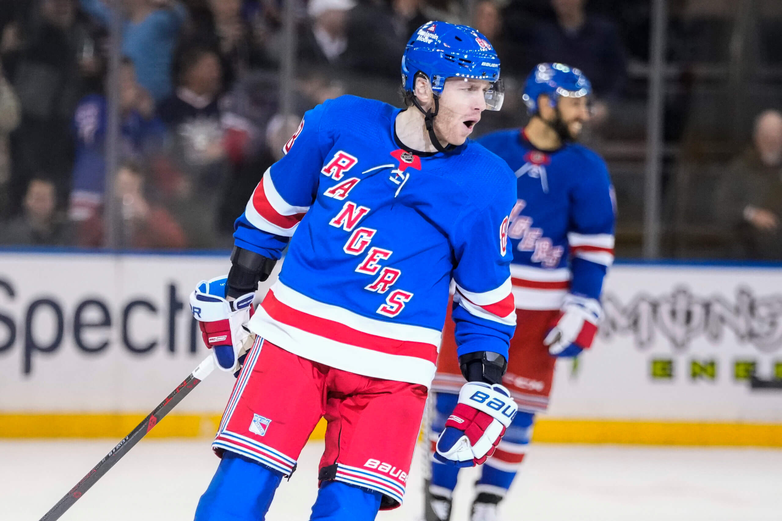 See photos from Patrick Kane's first game with the New York Rangers