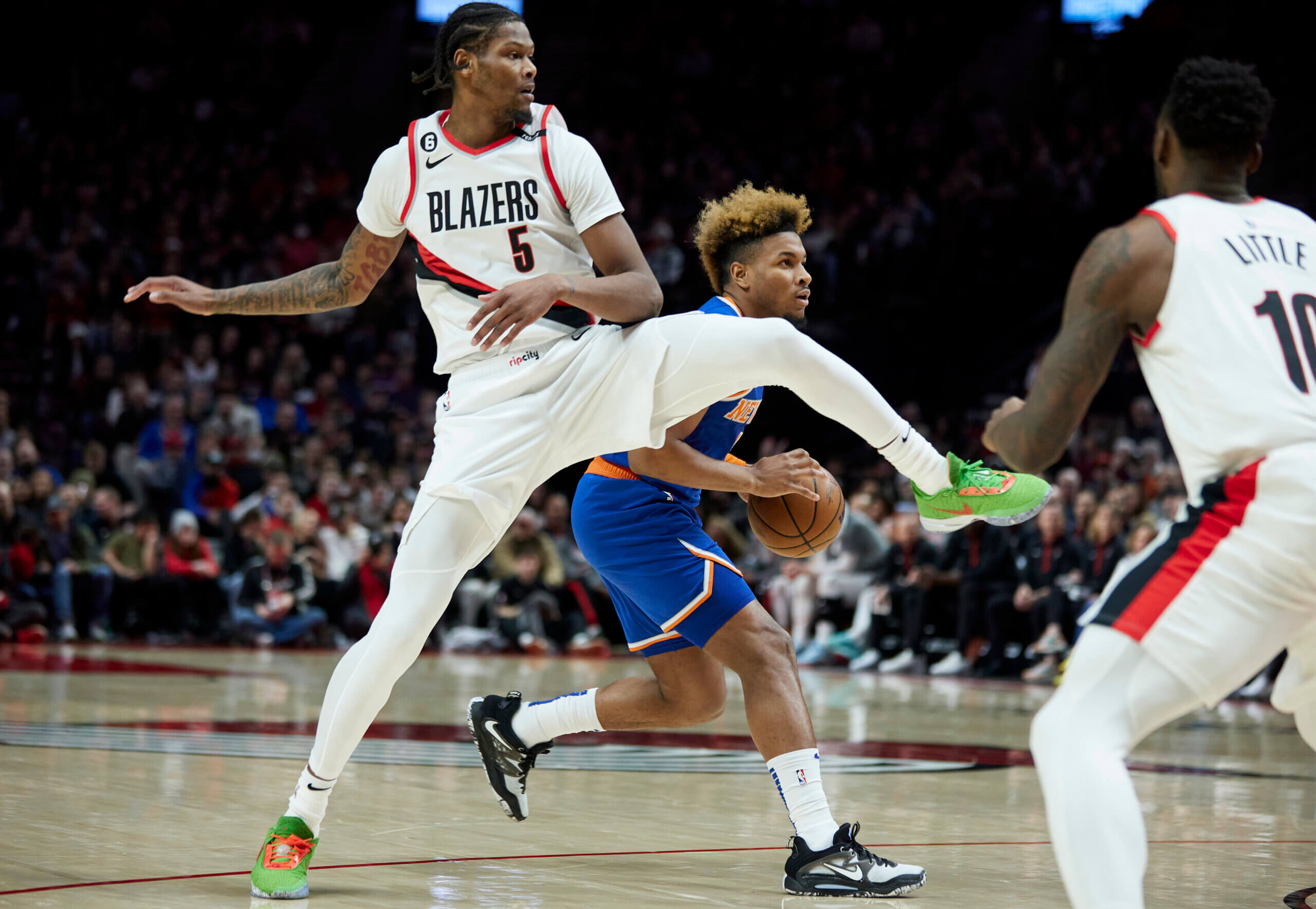 Knicks' depth will be key for final 11-game stretch run 3 Miles McBride Knicks