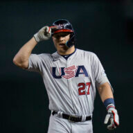 Mike Trout is representing Team USA in the World Baseball Classic