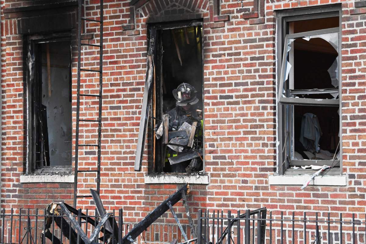 FDNY works the scene of a Brooklyn fire