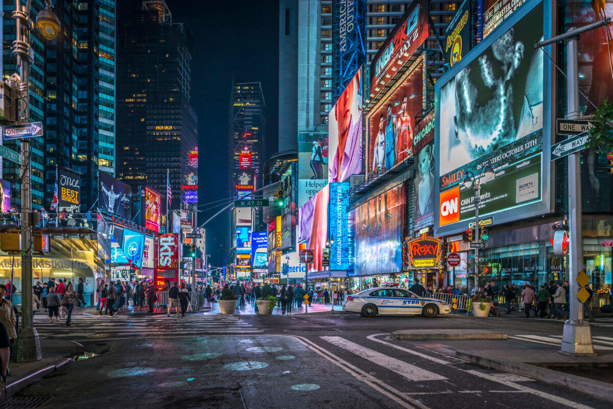 Times Square, where casino is proposed