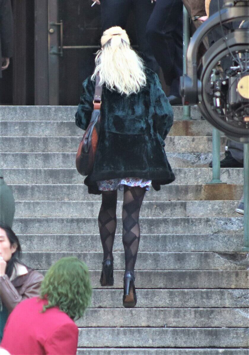 Lady Gaga on the set of Joker 2, "Joker: Folie à Deux" (Photo by Michael Dorgan)