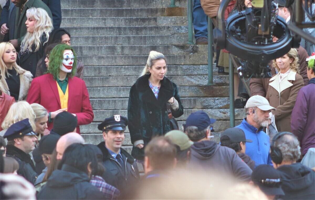 Lady Gaga on the set of Joker 2, "Joker: Folie à Deux" (Photo by Michael Dorgan)
