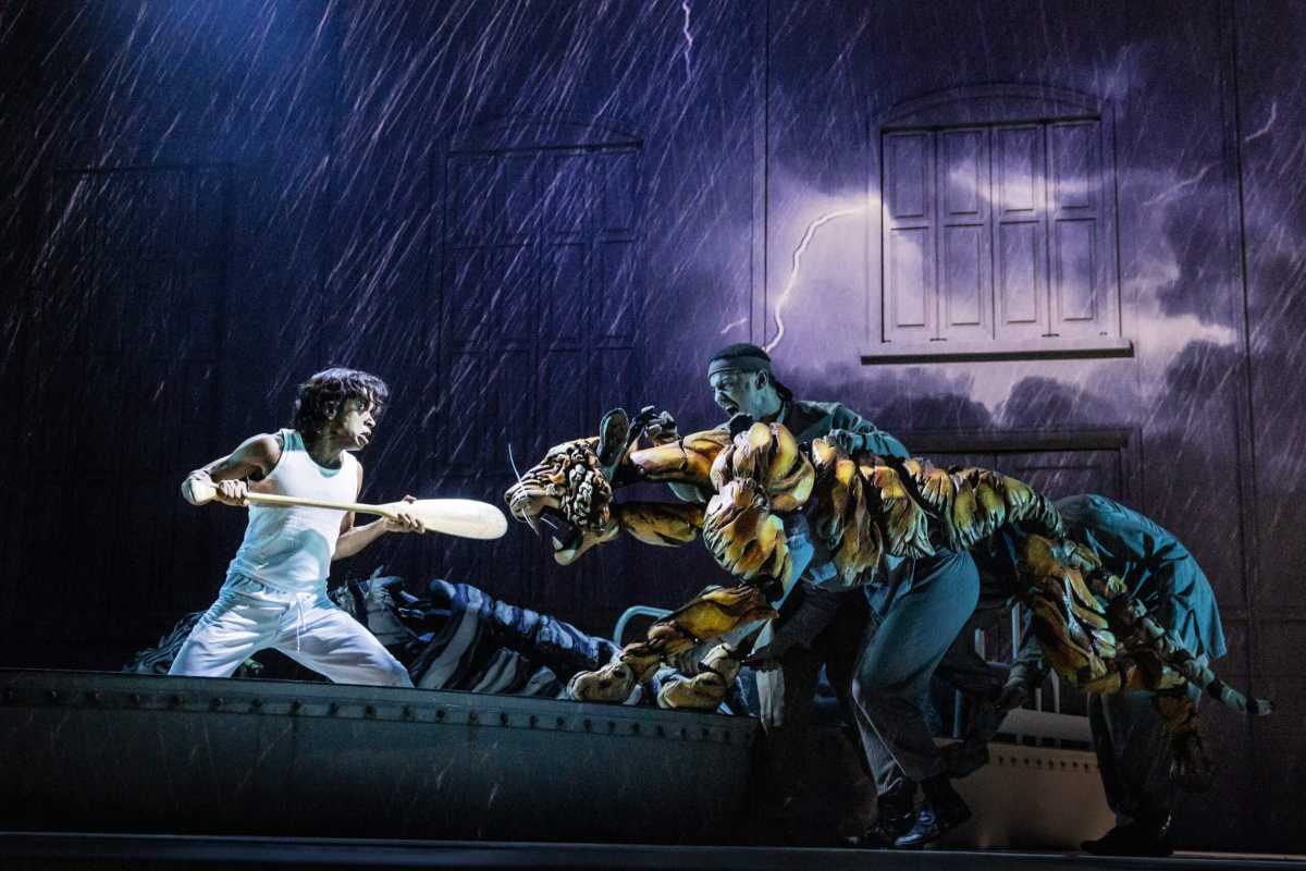 The cast of "Life of Pi."