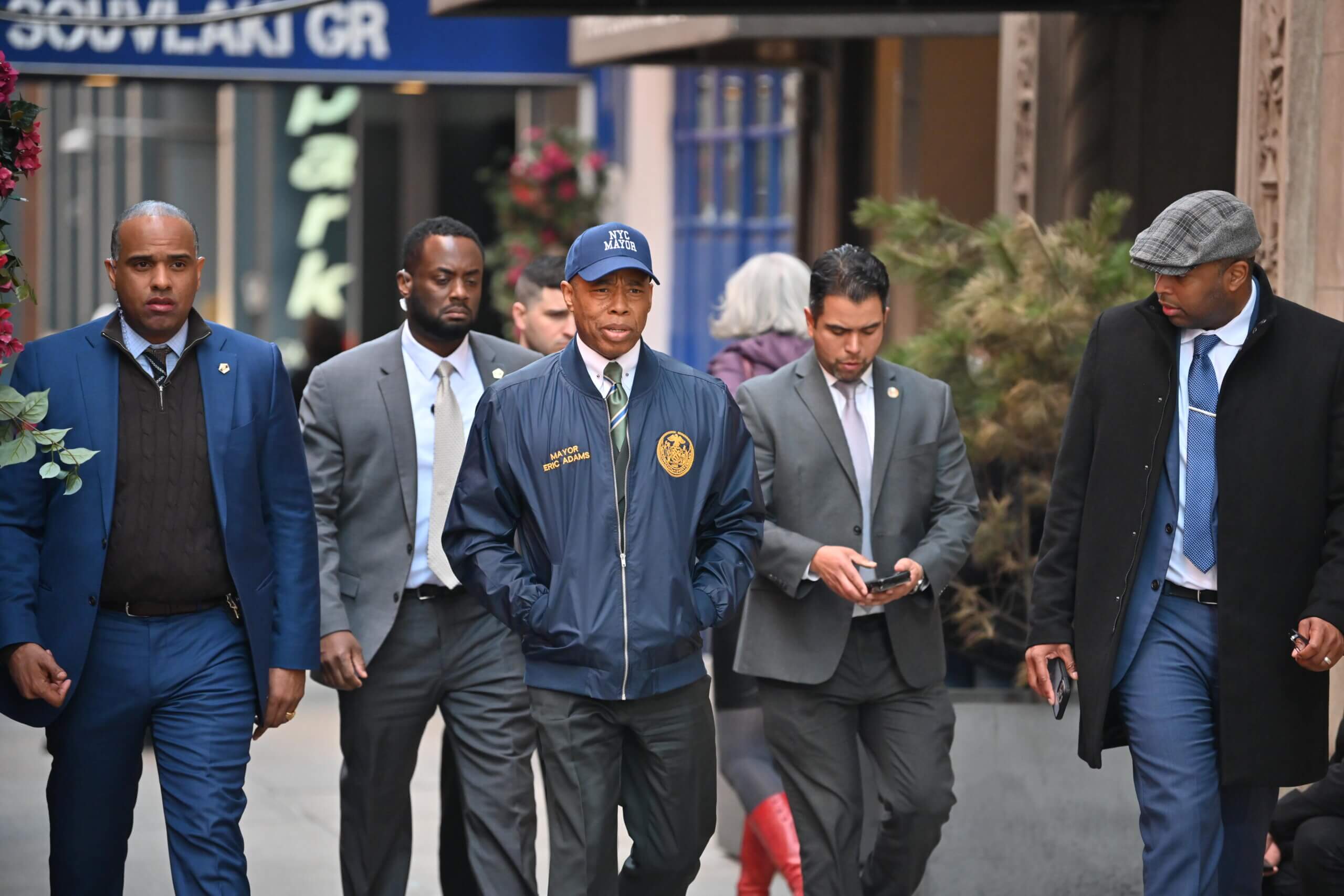 Man cuffed after threatening to leap from Midtown apartment window following FBI warrant 6 Mayor Eric Adams visited the scene