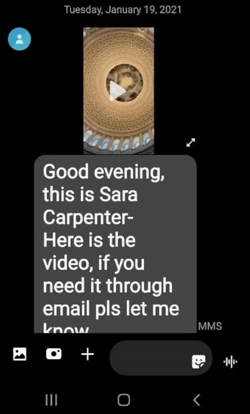 Text message